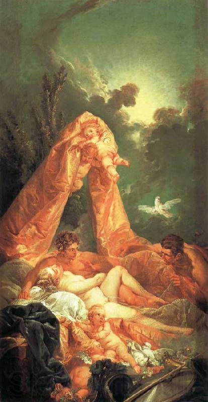 Francois Boucher Mars and Venus Surprised by Vulcan